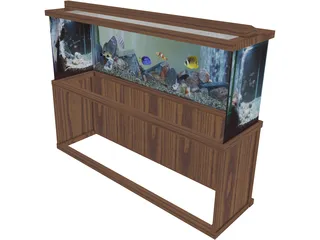 Aquarium 3D Model preview