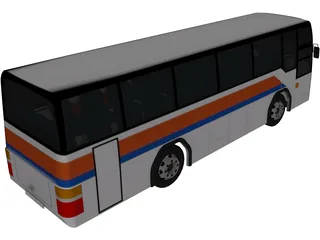 Volvo Bus [+Interior] 3D Model preview