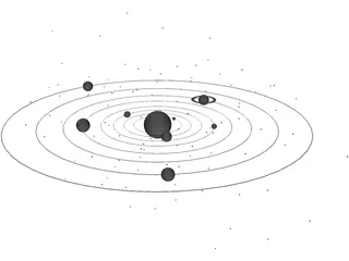 Solar System 3D Model preview