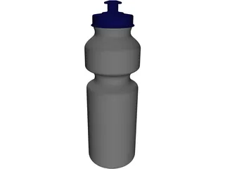 Drink Bottle 500 ml 3D Model preview