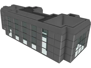 Office Building 3D Model preview
