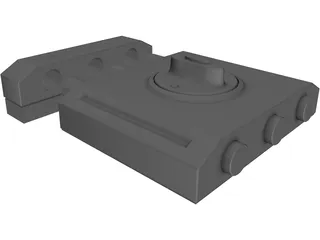 Key Lock for Doors 3D Model preview