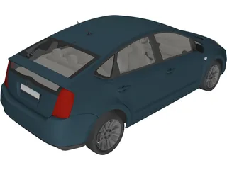 Toyota Prius 3D Model preview