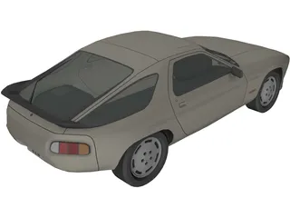 Porsche 928 S 3D Model preview