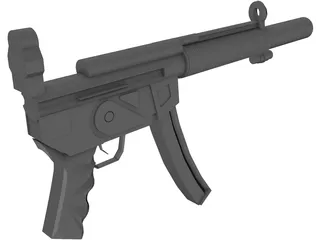 Heckler&Koch MP5SD 3D Model preview