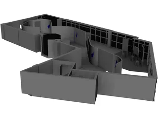 Art Gallery 3D Model preview