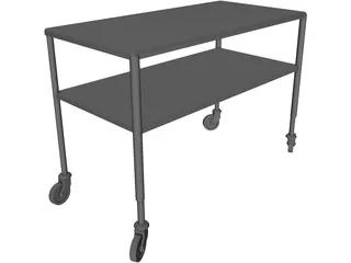 Trolley Hotel 3D Model preview