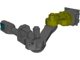 Fanuc M16ib - AM120iB 3D Model preview