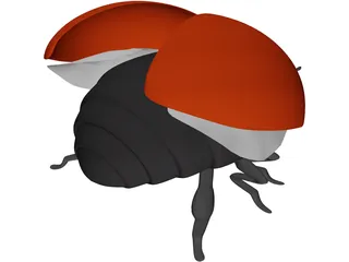 Bug Female 3D Model preview