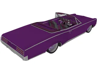 Pontiac GTO Convertible (1967) 3D Model preview