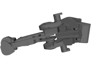 Six Axis Robot ABB4400_45 3D Model preview