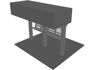 Building Canopy 3D Model preview