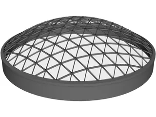 Building Dome 3D Model preview