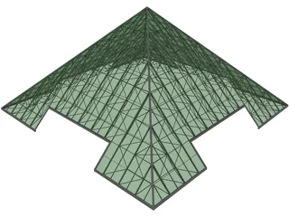 Building Pyramid 3D Model preview