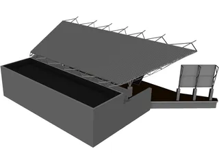 Stage Canopy 3D Model preview