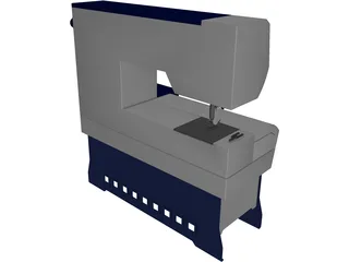 Sewing Machine 3D Model preview
