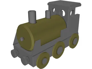 Locomotive 3D Model preview
