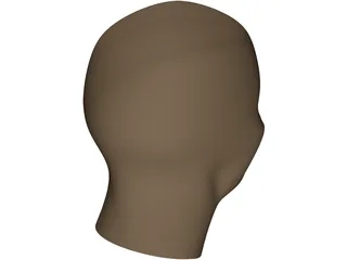 Human Head 3D Model preview