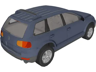 Volkswagen Touareg 3D Model preview