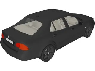 SAAB 9-5 3D Model preview