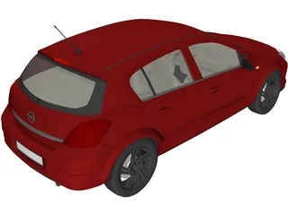 Opel Astra 3D Model preview