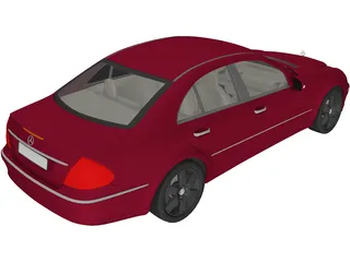 Mercedes-Benz E-class 3D Model preview
