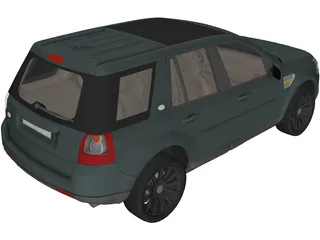 Land Rover Freelander 3D Model preview