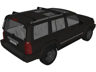 Jeep Commander 3D Model preview