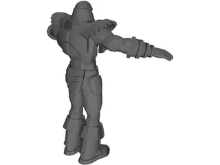 Terrax 3D Model preview