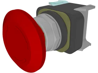Stop Switch 3D Model preview