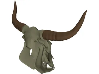Cow Scull 3D Model preview