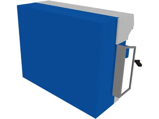 Folding Machine 3D Model preview