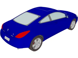 Pontiac G6 Coupe (2007) 3D Model preview