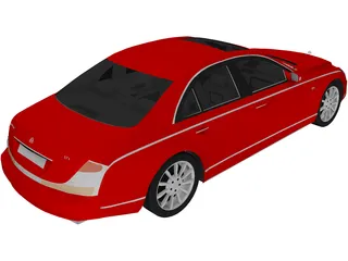 Maybach 57 3D Model preview