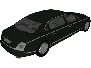 Maybach 62 3D Model preview