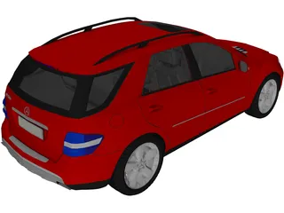 Mercedes-Benz ML500 (2007) 3D Model preview