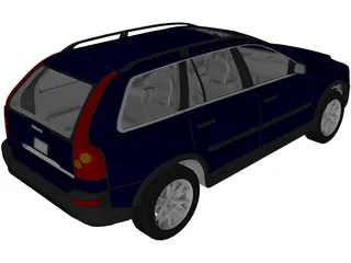 Volvo XC90 3D Model preview