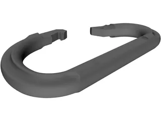 Safety Hook Manaraga 3D Model preview