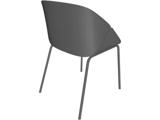 Knot Chair 3D Model preview