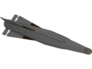 AIM-26B Falcon (Rb27) 3D Model preview