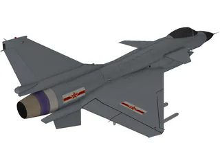 Chengdu J-10 3D Model preview