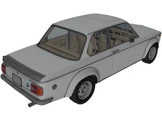 BMW 2002 Turbo 3D Model preview