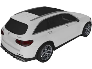 Mercedes-Benz GLC300 (2020) 3D Model preview