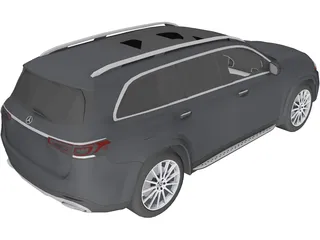 Mercedes-Benz GLS580 (2020) 3D Model preview