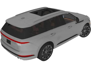 Lincoln Aviator (2020) 3D Model preview