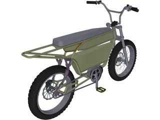 Electric Bicycle 3D Model preview