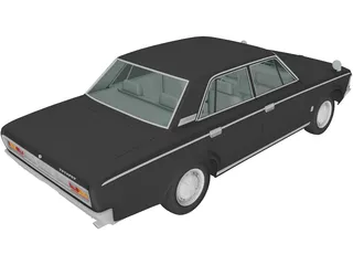 Toyota Crown (1967) 3D Model preview