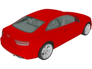 Audi RS5 (2011) 3D Model preview