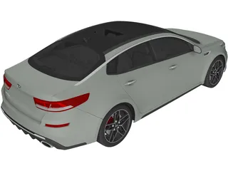 Kia Optima T-GDi (2019) 3D Model preview