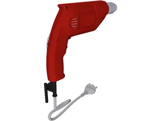 Hand Drill 3D Model preview